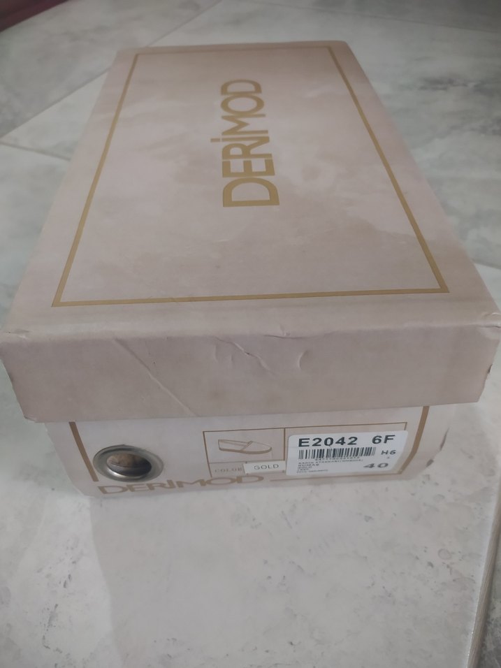 Simli Altın Renk Kadın Dolgu Topuk Espadril - Görsel 4