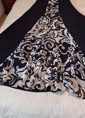 38 Beden siyah Renk Abiye 1 kez giyilmiş butik elbise