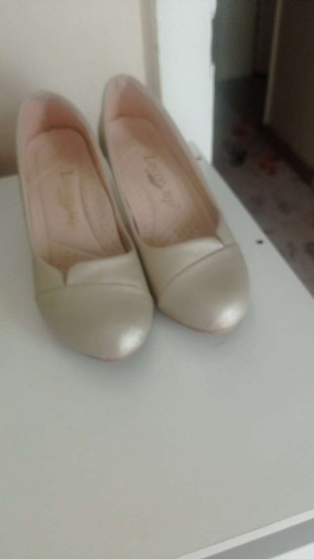 Bej Dolgu Topuk Kadın Babet - Görsel 2