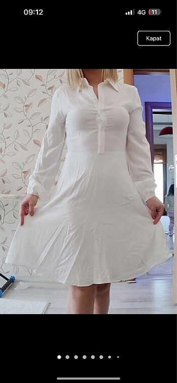 Trendyol & Milla Beyaz Elbise