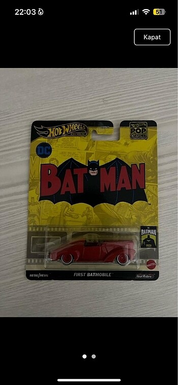 Hotwheels premium Batman
