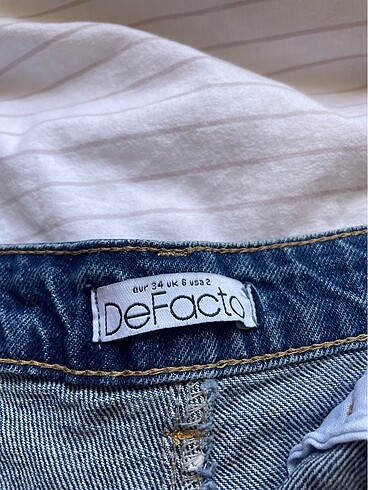Defacto mini kot şort