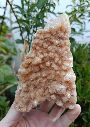 Beden sarı Renk Kalsit Kristali