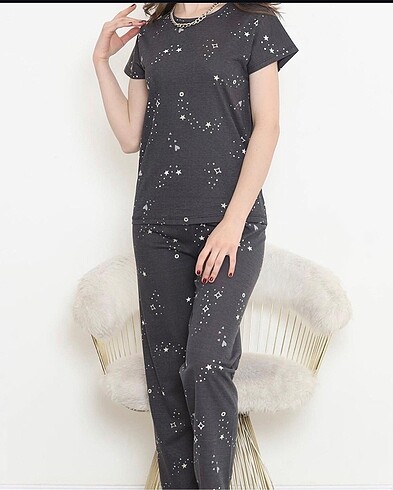 diğer Beden çeşitli Renk Kısa kollu pijama