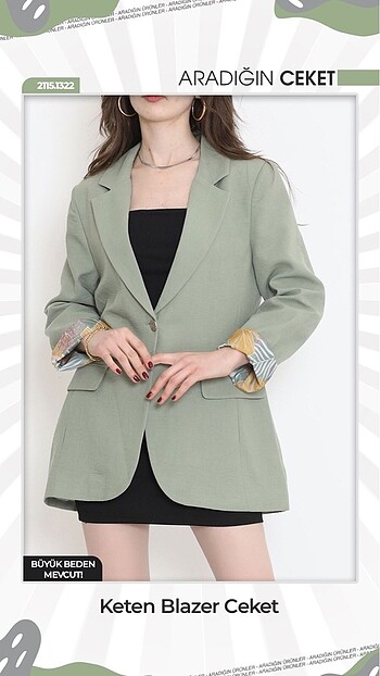diğer Beden Blazer ceket