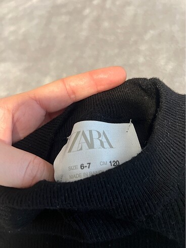 Zara Zara siyah triko kazak