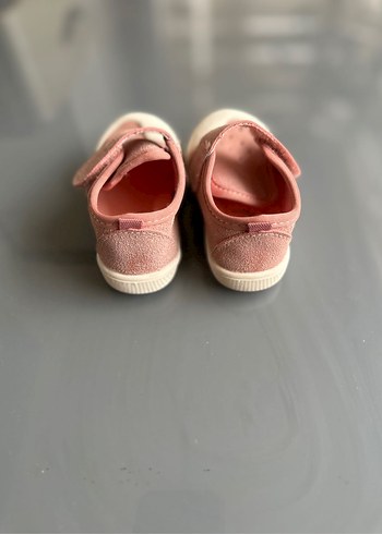 Kız Bebek Pembe İlk Adım Ayakkabısı Velcro - Görsel 2