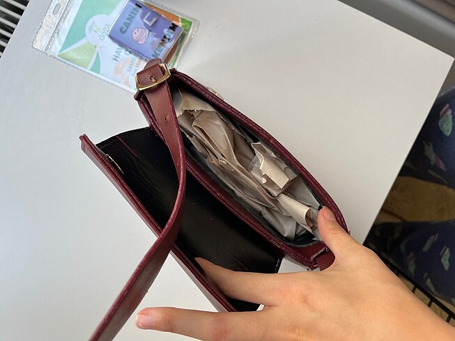 Beden bordo çanta