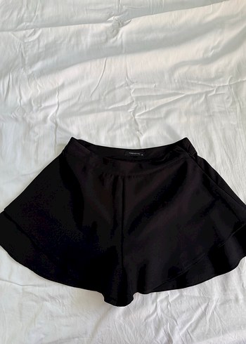 Siyah Mini Etek, Fırfırlı, şort etek