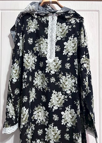 Viskon kumaş namaz elbisesi - Görsel 3