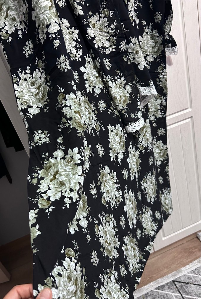 Viskon kumaş namaz elbisesi - Görsel 4