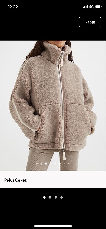 H&M H&M peluş ceket