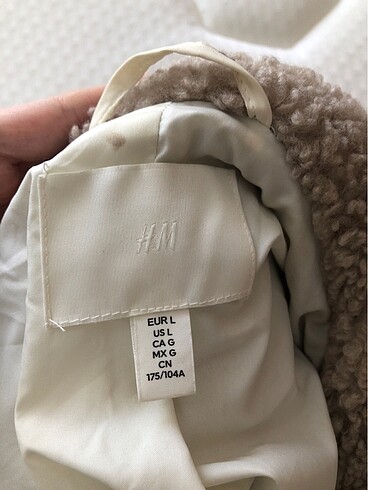 l Beden H&M peluş ceket