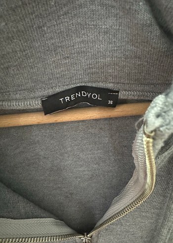 Gri-Bej elbise - Görsel 3