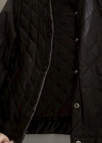 Kahverengi deri ceket - Görsel 3