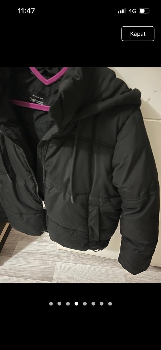 Kadın şişme mont - Görsel 4