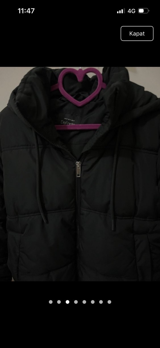 Kadın şişme mont - Görsel 3