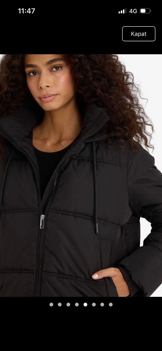 Kadın şişme mont - Görsel 5