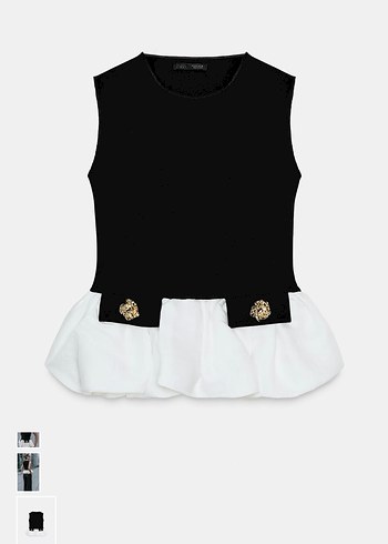 Kombine streç top - Görsel 2