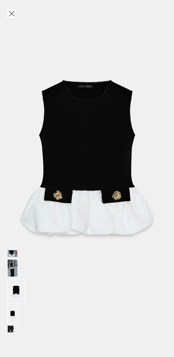 Kombine streç top - Görsel 2