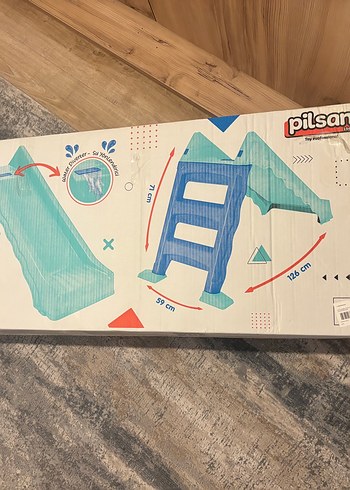 A Harfli Mavi Çocuk Kaydırağı - Görsel 2