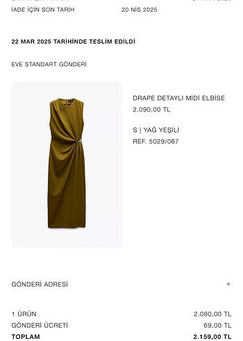 Zara Zara elbise