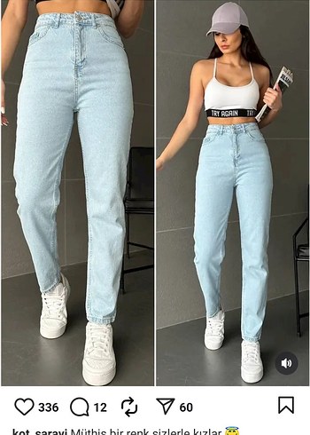 Açık Mavi Midi Boy Regular Fit Kadın Kot Pantolon