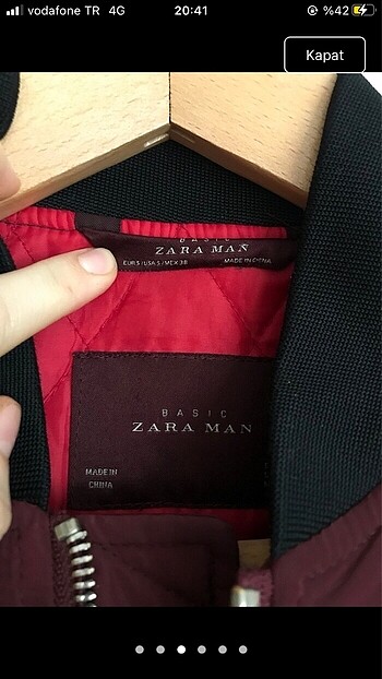 Zara Zara Man Bomber Ceket