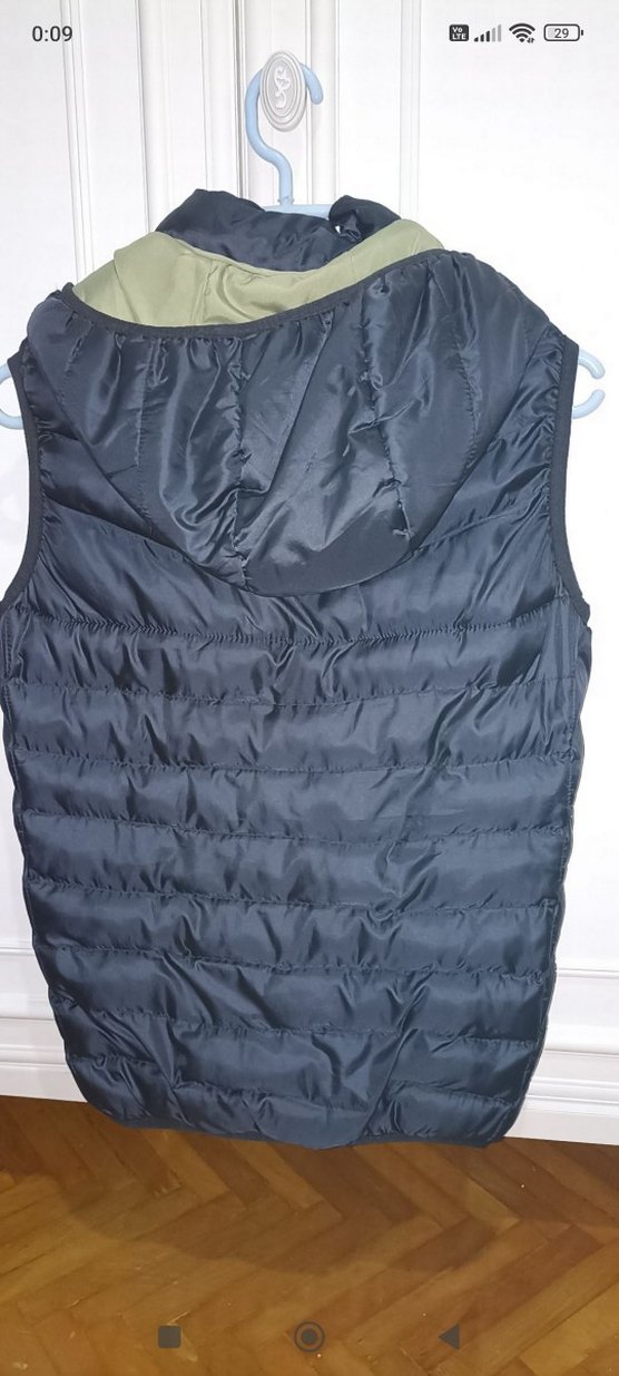 Erkek LCW Siyah Fermuarlı Yelek - Görsel 3