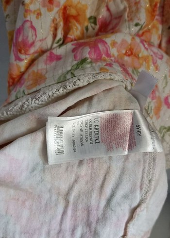 LCW simli astarlı çiçekli elbise - Görsel 4