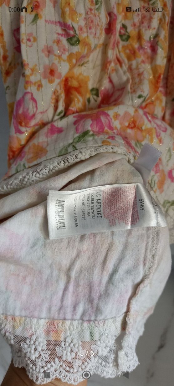 LCW simli astarlı çiçekli elbise - Görsel 4