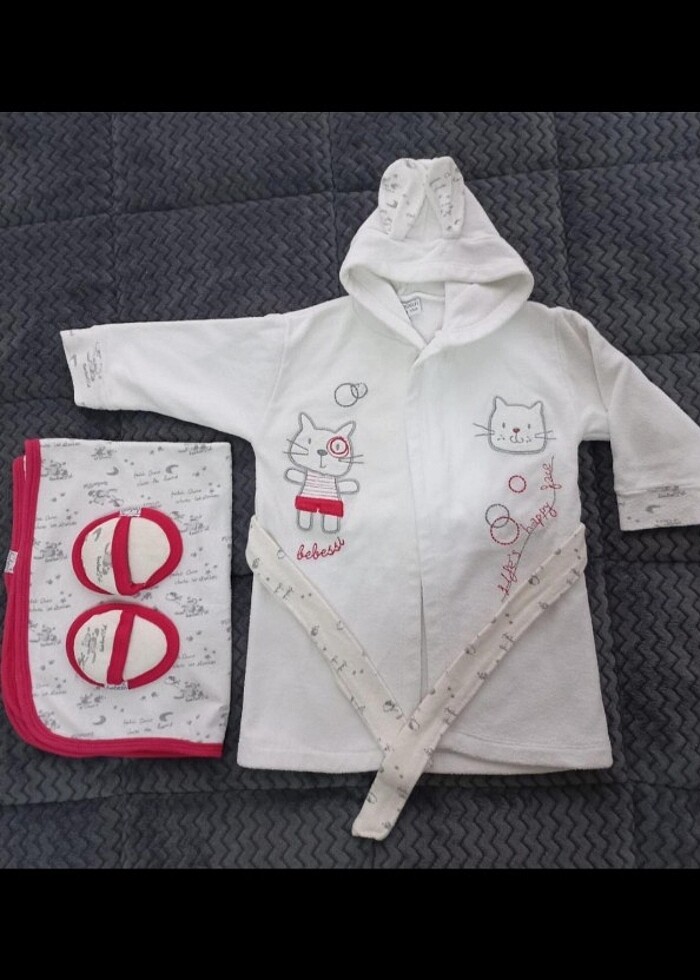 Bebek bornoz  - Görsel 3