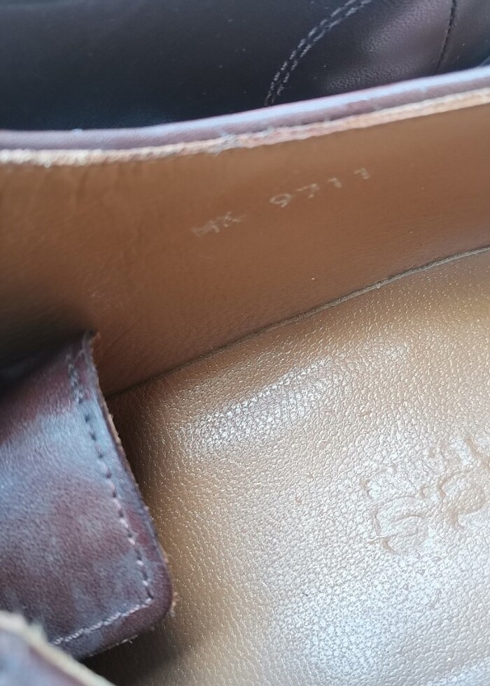 ccs sarar mevsimlik içi dışı deri 43 numara erkek ayakkabı  - Görsel 4