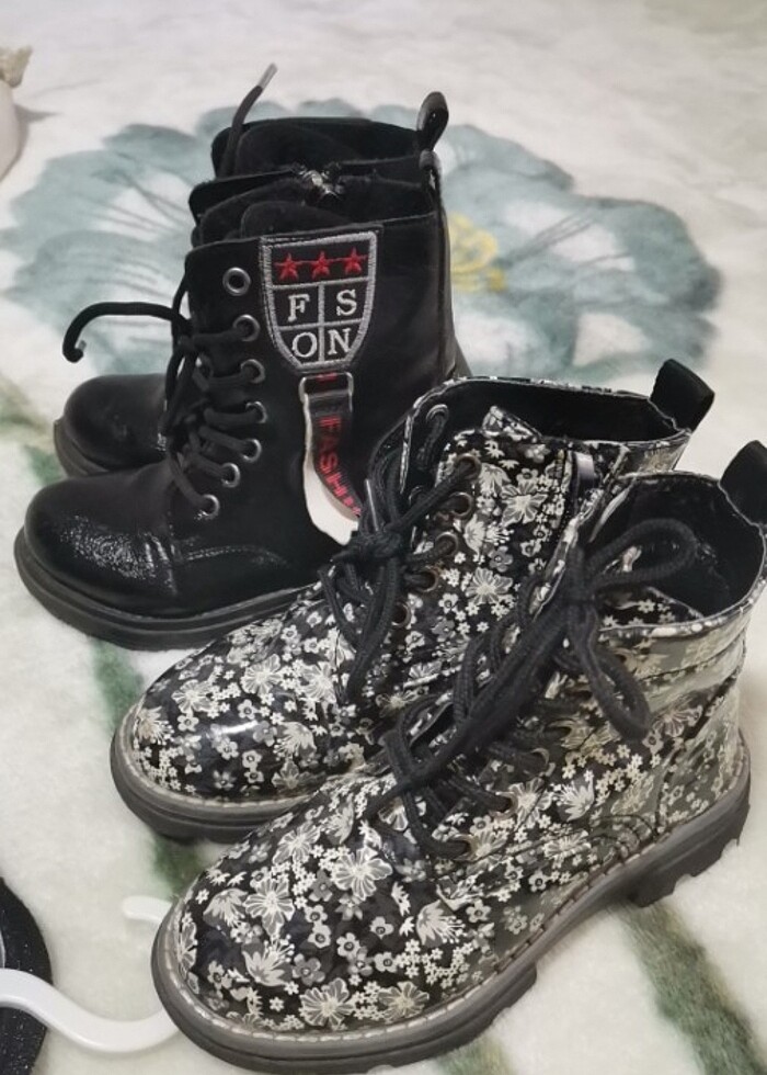 kadife şort hm simli bluz zara 5-6 kız çocuk kombin ve botlar - Görsel 4