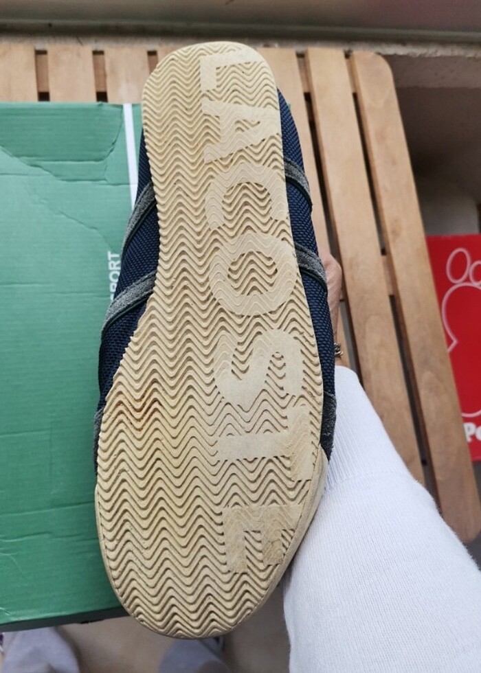 lacoste orijinal klasik spor ayakkabı 43 numara  - Görsel 3