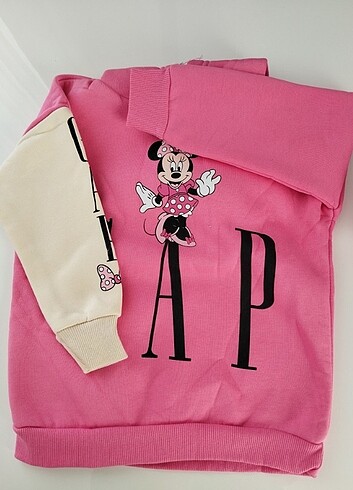 Zara Minnie mouse Baskılı kiz çocuk takım