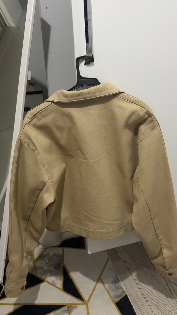 Bej Kot Fermuarlı Adidas Ceket - Görsel 2