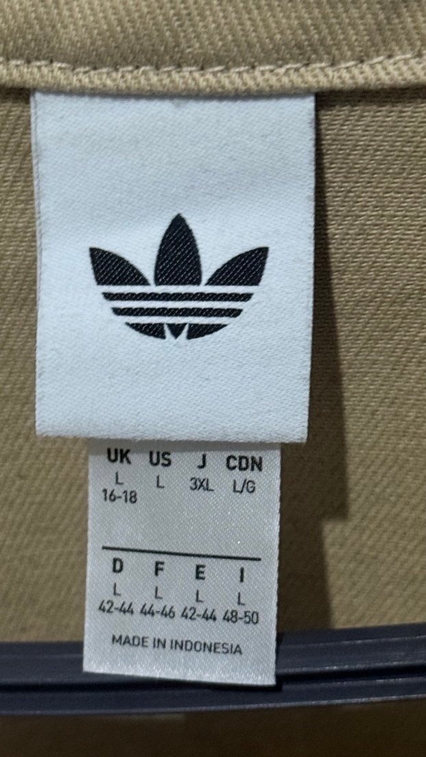 Bej Kot Fermuarlı Adidas Ceket - Görsel 3