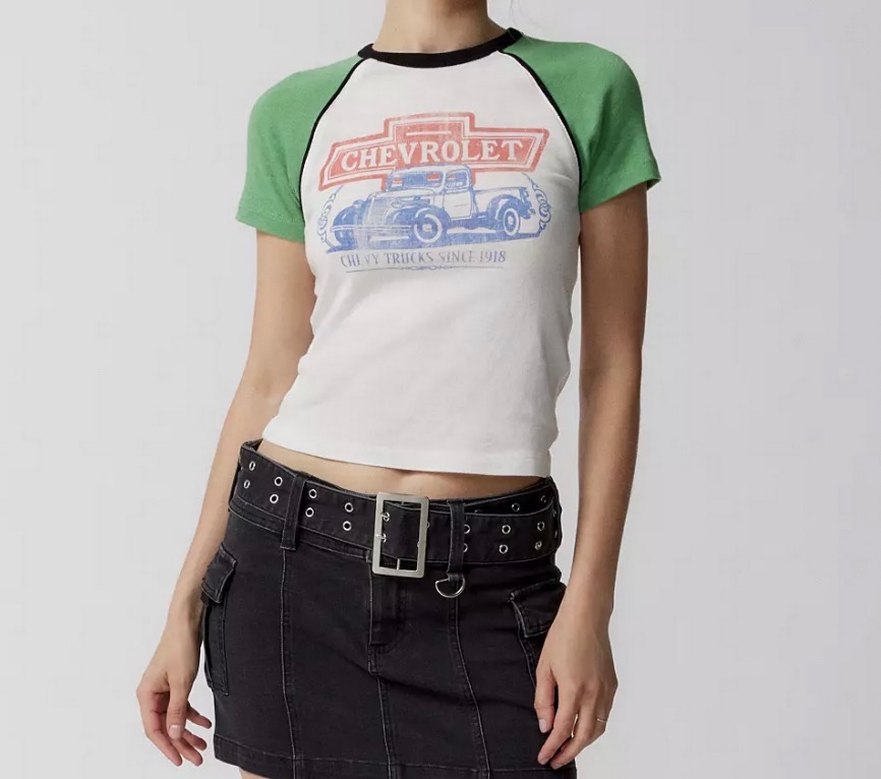 urban outfitters crop tshirt - Görsel 4