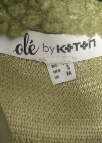 Koton Yeşil Polar Ceket - Görsel 3