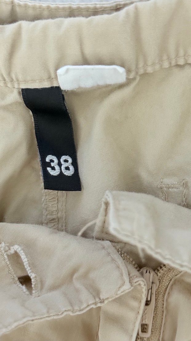 Bej Kadın Mini Şort - Görsel 3