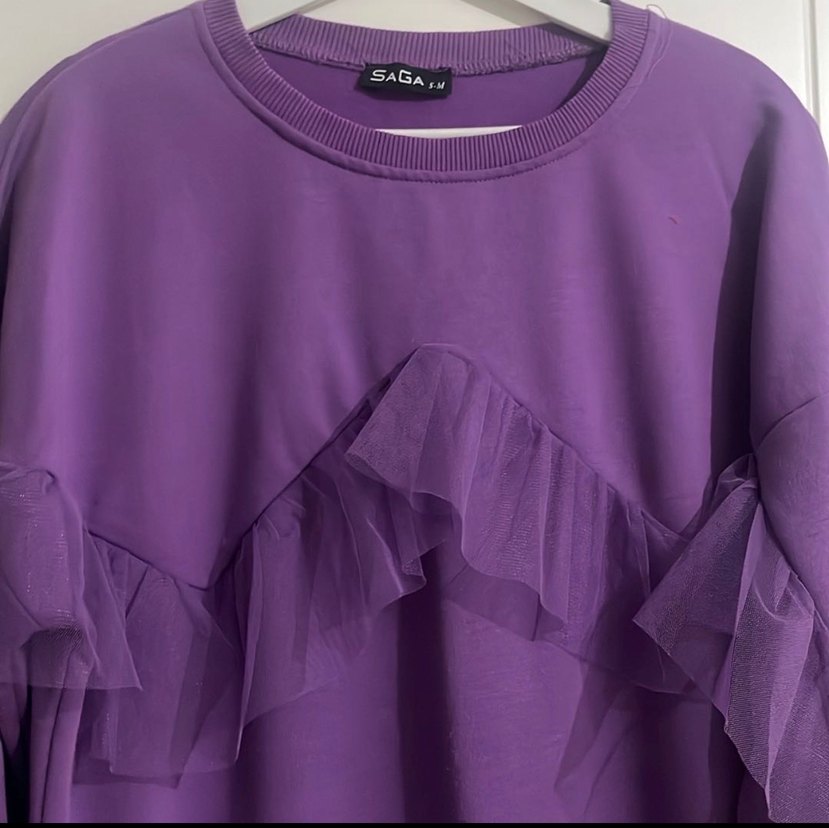 MOR TÜLFIRFIR DETAY TUNİK&SWEAT - Görsel 5