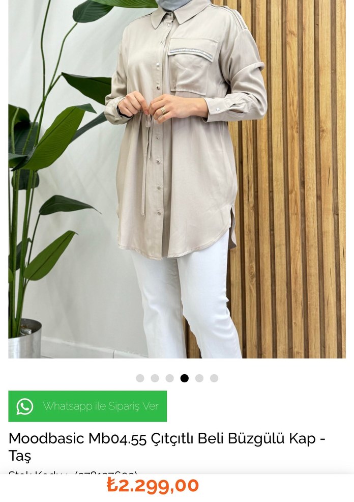 #MOODBASİC BEJ TAŞLI TUNİK - Görsel 3