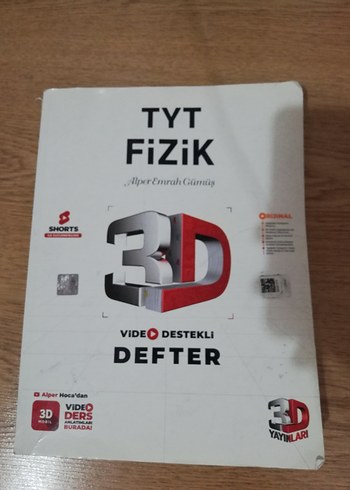 TYT Fizik 3D Video Destekli Defter
