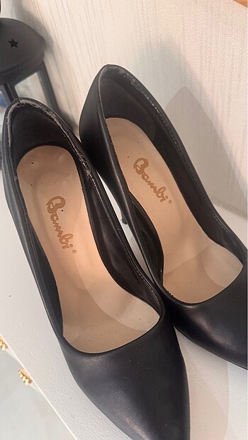 37 Beden siyah Renk Siyah mat stiletto