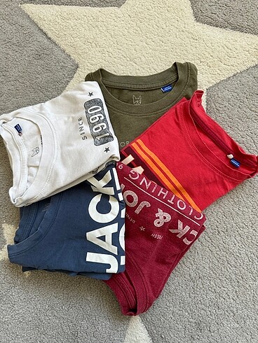 5 adet jack&jones tişört