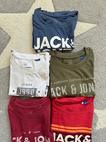 Diğer 5 adet jack&jones tişört