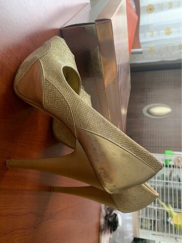 Klasik platform topuklu ayakkabı - Görsel 4