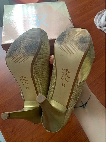 Klasik platform topuklu ayakkabı - Görsel 5