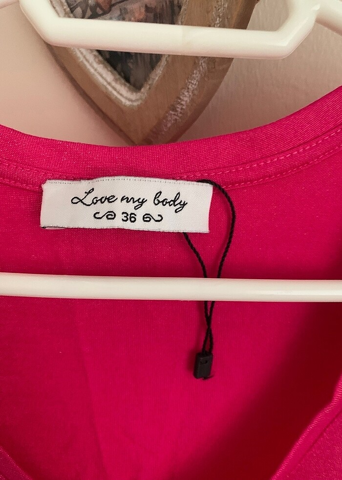 Love my body kendinden simli bluz - Görsel 2